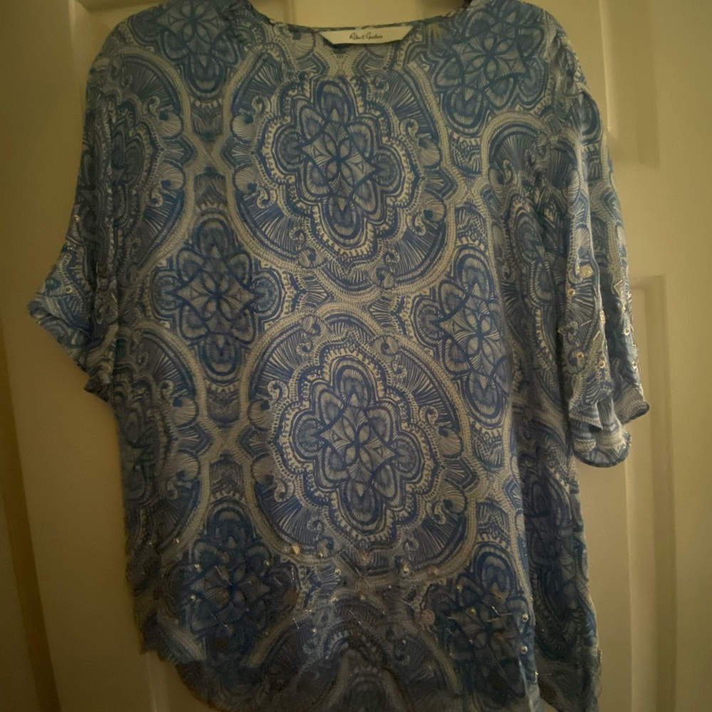Robert Graham Silk Blouse